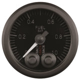 Autometer Stack 52mm 0-1 Bar M10 Male Pro-Control Fuel Pressure Gauge - Black