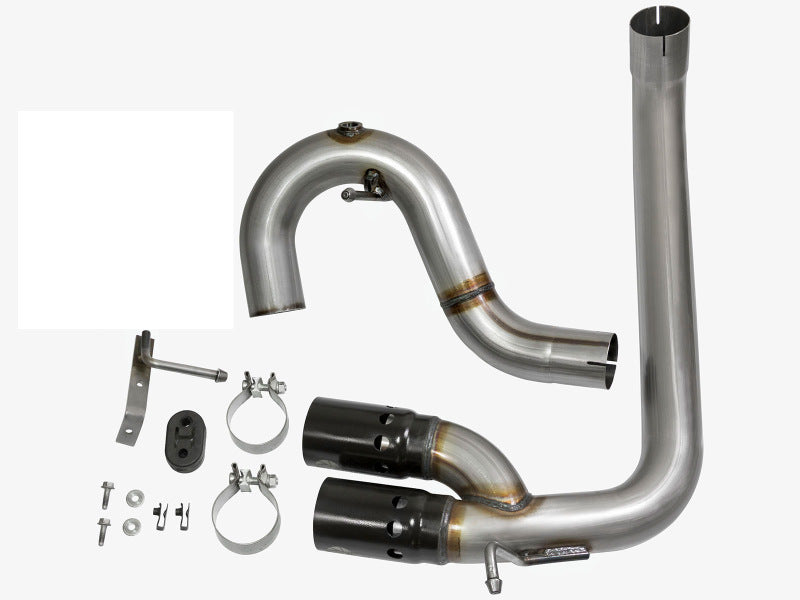 aFe Rebel Series DPF-Back 3in Side Exit SS Exhaust w/ IC Black Tip 2016 GM Colorado/Canyon 2.8L (td)