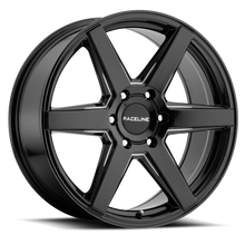 Load image into Gallery viewer, Raceline 156B Surge 18x8in / 6x132 BP / 35mm Offset / 74.6mm Bore - Black &amp; Milled Wheel