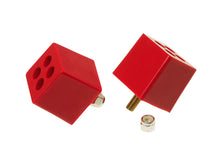Load image into Gallery viewer, Prothane Universal Bump Stop 2X2X2 W 3/8in Stud - Red