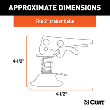 Load image into Gallery viewer, Curt Replacement 2in Posi-Lock Coupler Latch for Straight-Tongue Couplers