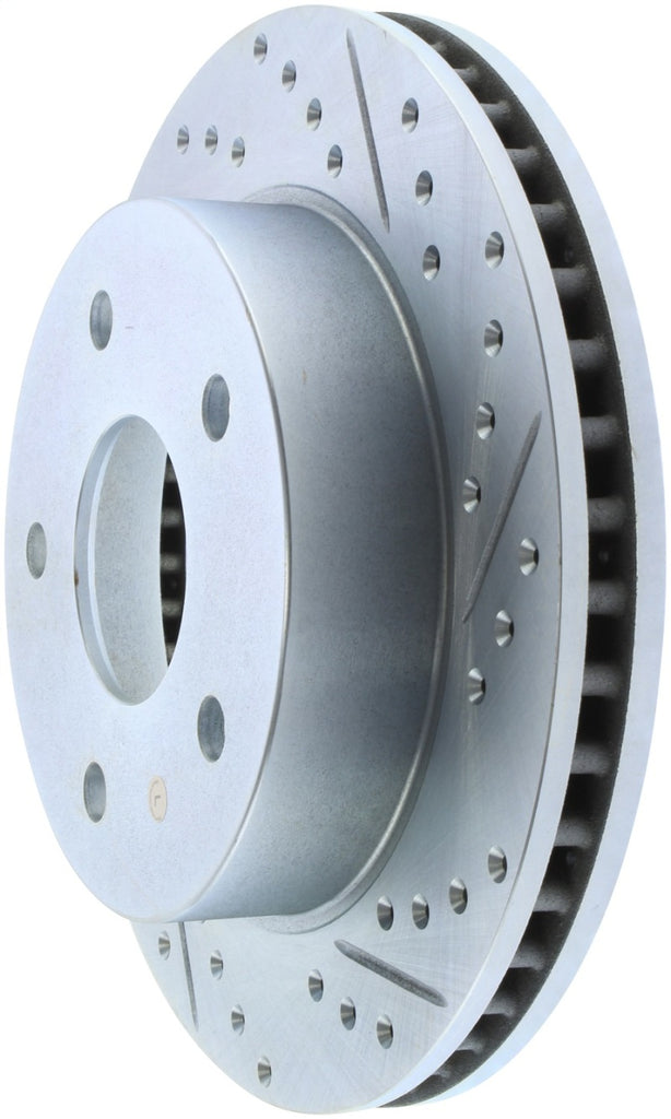 StopTech 00-01 Dodge Ram 1500 4WD Sport Slotted & Drilled Front Left Rotor