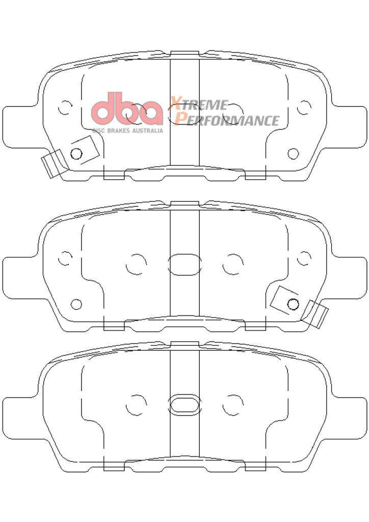 DBA 07-13 Nissan Sentra XP650 Rear Brake Pads