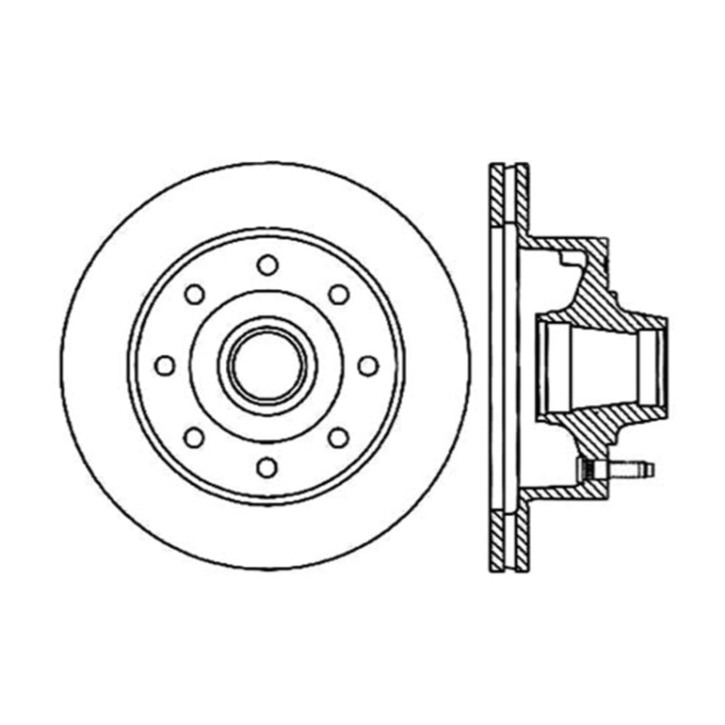 Stoptech Premium Cryo Front Brake Rotor 95-99 Ford F-150