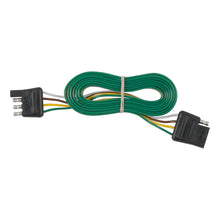 Load image into Gallery viewer, Curt 4-Way Flat Connector Plug &amp; Socket w/72in Wires (Packaged)