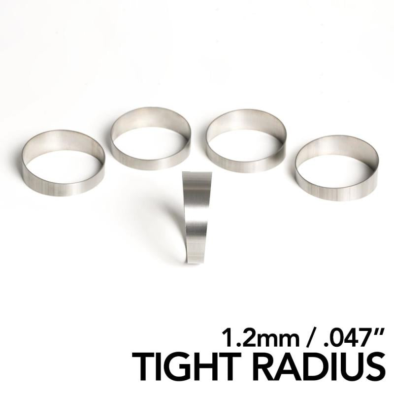 Ticon Industries 1.25in 45 Degree 1.7D/2.13in CLT TR 1.2mm/.047in Wall Titanium Pie Cuts - 5pk
