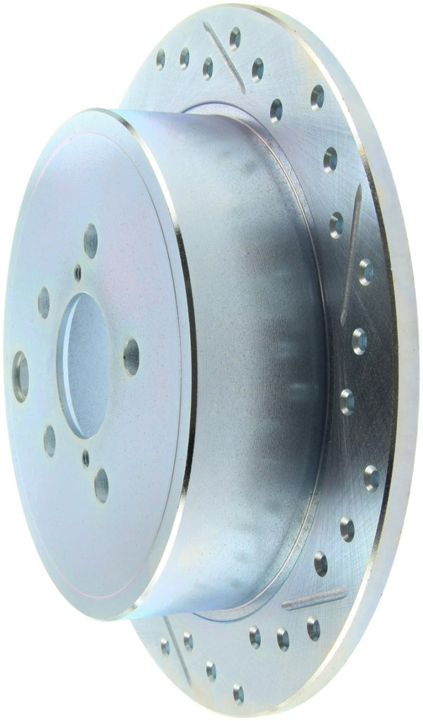 StopTech Select Sport 09-13 Subaru Forester Slotted and Drilled Left Rear Rotor