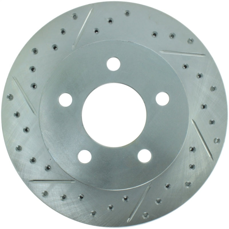 StopTech Select Sport 90-98 Jeep Cherokee 4WD/93-98 Grand Cherokee Slotted/Drilled Right Front Rotor