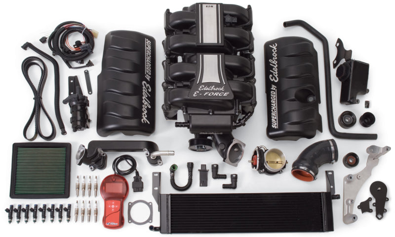 Edelbrock Supercharger Stage 1 - Street Kit 2005-2009 Ford Mustang 4 6L 3V w/ Tuner - GTR Auto