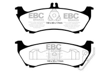 Load image into Gallery viewer, EBC 99-02 Mercedes-Benz M-Class (ML) ML320 3.2 Redstuff Rear Brake Pads