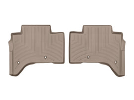 WeatherTech 2013+ Land Rover Range Rover Rear FloorLiner - Tan(Stand Wheelbase Models w/2nd Row Con)