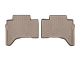 WeatherTech 2013+ Land Rover Range Rover Rear FloorLiner - Tan(Stand Wheelbase Models w/2nd Row Con)