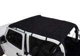 Rampage 2018-2019 Jeep Wrangler(JL) Unlimited Sport 4-Door California Ext.Brief-OE Style - Black