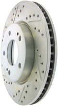 Load image into Gallery viewer, StopTech Select Sport 04-06 Mitsubishi Lancer / 01-05 Sebring Slotted and Drilled Right Front Rotor