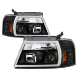Spyder Ford F-150 04-08 High-Power LED Headlights - Black PRO-YD-FF15004PL-BK