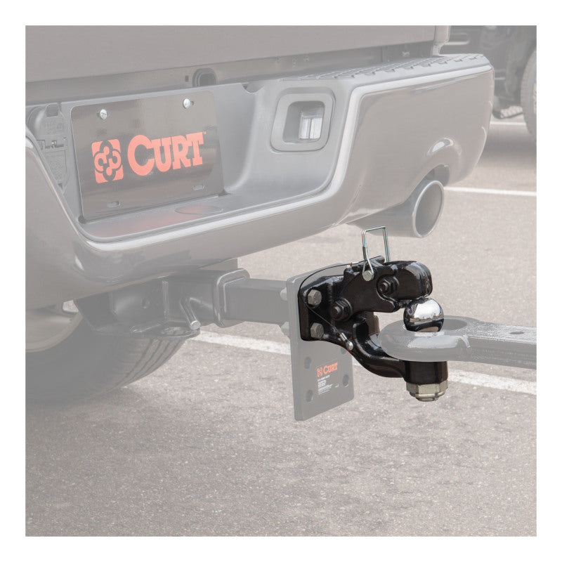 Curt Ball & Pintle Combination (1-7/8in Ball 6000lbs Ball Capacity)