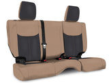 PRP 13-18 Jeep Wrangler JKU Rear Seat Cover/4 door - Black/Tan