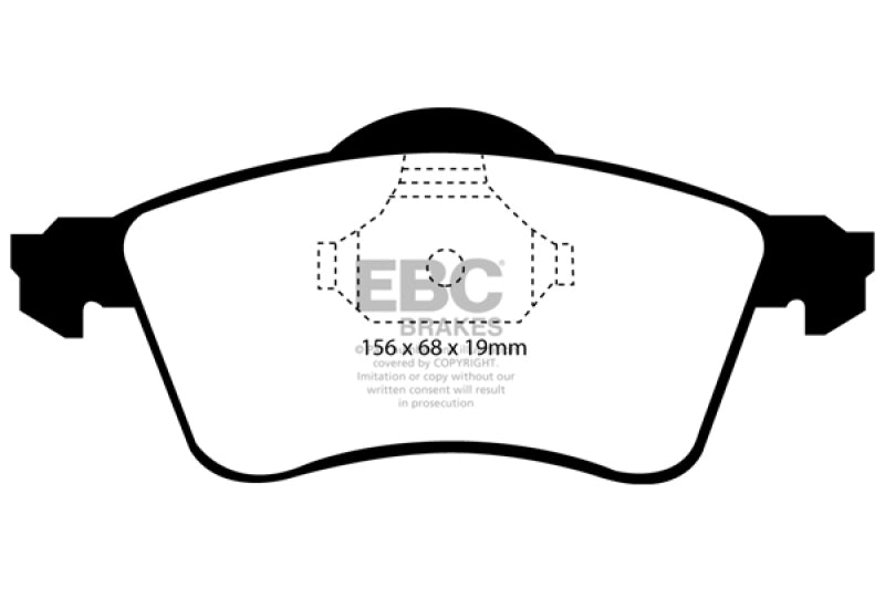 EBC 97-98 Volkswagen Eurovan 2.5L Ultimax2 Front Brake Pads