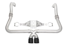 Load image into Gallery viewer, SOUL 17+ Porsche 718 Cayman / Boxster Performance Exhaust - Manual - Slash Cut Satin Black Tips
