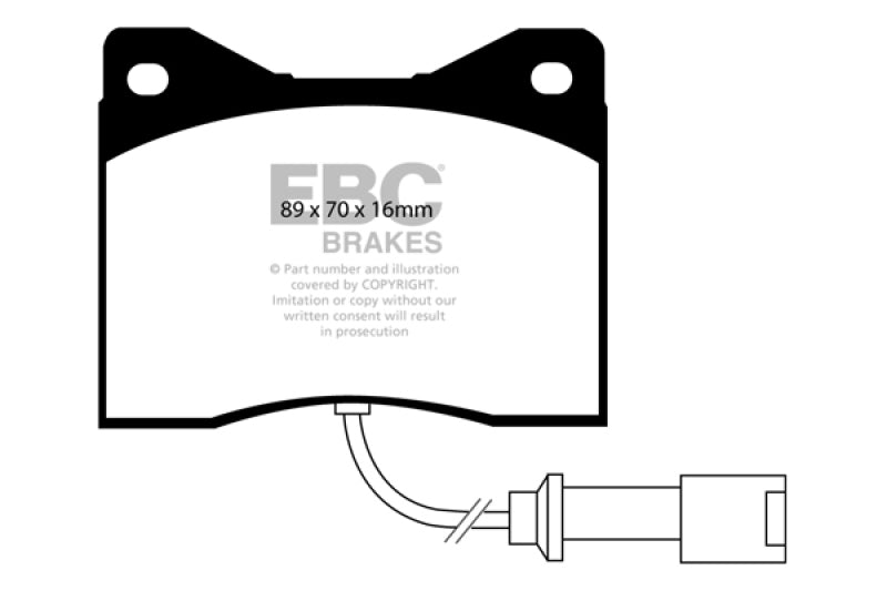 EBC 78-82 BMW M1 3.5 Yellowstuff Front Brake Pads