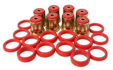 Load image into Gallery viewer, Energy Suspension GM Red Rear End Control Arm Bushing Set w/ Thrust Washer