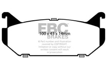 Load image into Gallery viewer, EBC 93-97 Ford Probe 2.0 16v Yellowstuff Rear Brake Pads