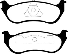 Load image into Gallery viewer, EBC 95-97 Ford Crown Victoria 4.6 (ABS) (Steel PisTons) Redstuff Rear Brake Pads