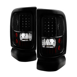 xTune Dodge Ram 1500 94-01 C-Shape LED Tail Lights Black ALT-ON-DRAM94-G2-LED-BK