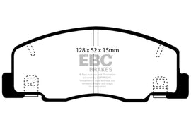 EBC 90-93 Toyota Previa Rear Rotors Greenstuff Front Brake Pads