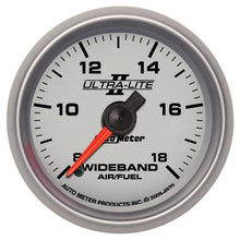 Load image into Gallery viewer, Autometer Ultra-Lite II 2 1/16in 8:1-18:1 AFR Analog Wideband FSE Air/Fuel Ratio Gauge