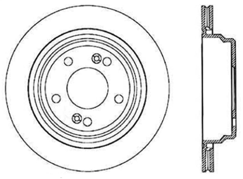 StopTech Slotted & Drilled Sport Brake Rotor