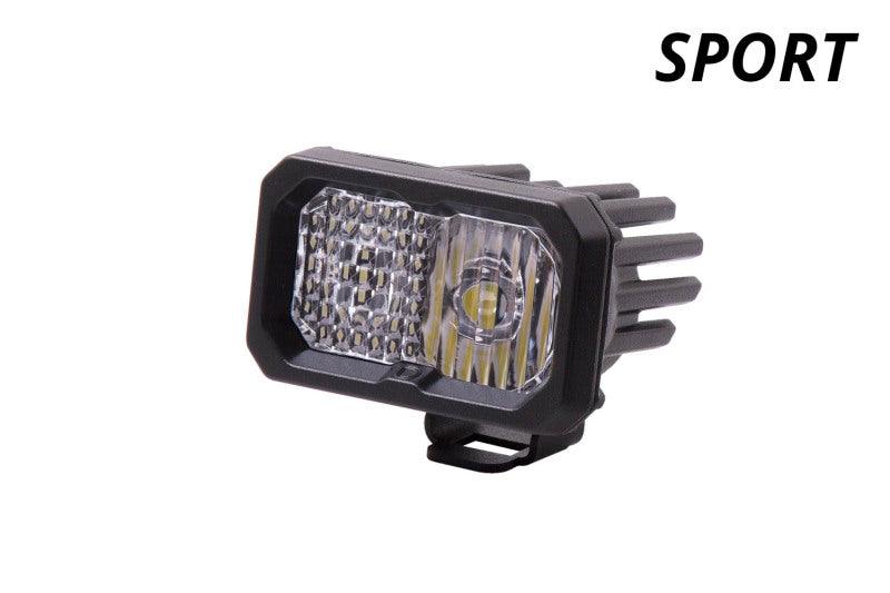 Diode Dynamics Stage Series 2 In LED Pod Sport - White Flood Standard ABL Each