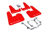 Rally Armor 08-11 Subaru STI (Hatch Only) / 11-14 WRX (Hatch Only) Red UR Mud Flap w/ White Logo