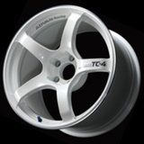 Advan TC4 15x6.0 +45 4-100 Racing White Metallic & Ring Wheel
