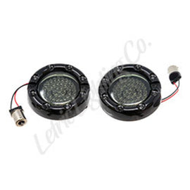 Letric Lighting 86-18 Electra Glide Premium Halo Red Center LED Turn Signal (1156)