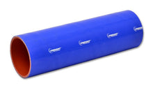 Load image into Gallery viewer, Vibrant 4 Ply Reinforced Silicone Straight Hose Coupling - 1.25in I.D. x 12in long (BLUE)