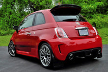 Load image into Gallery viewer, Rally Armor 12-18 Fiat 500 (Pop/Sport/Lounge/Abarth) Black UR Mud Flap w/ Grey Logo