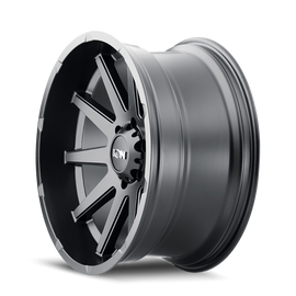 ION Type 143 20x9 / 8x165.1 BP / 0mm Offset / 125.2mm Hub Matte Black Wheel