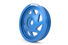 PERRIN 15-18 Subaru WRX / 13-20 BRZ / 14-18 FXT / 13-16 Crosstrek Lightened Crank Pulley - Blue - GTR Auto
