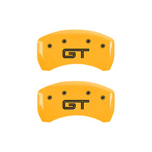 Load image into Gallery viewer, MGP Rear set 2 Caliper Covers Engraved Rear 2015/Bar &amp; Pony Yellow finish black ch