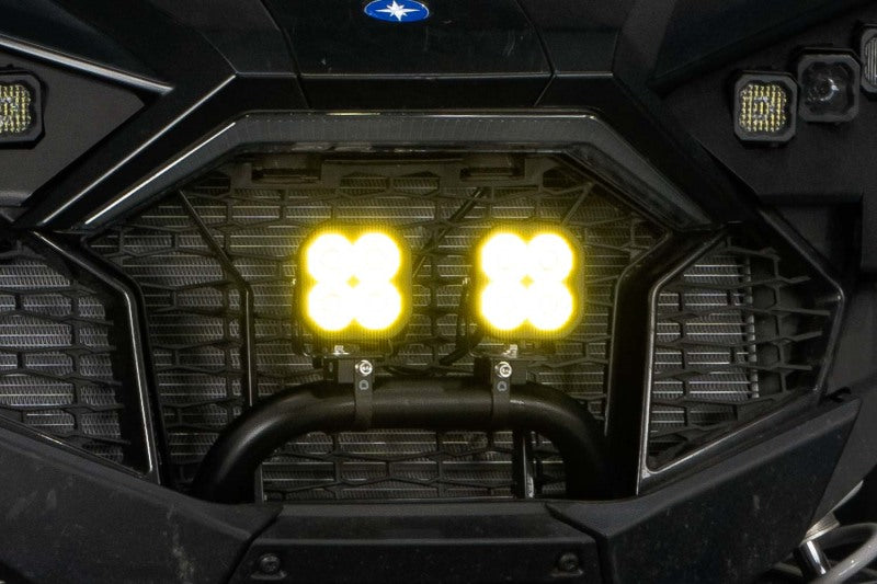 Diode Dynamics SS3 LED Bumper 1 3/4 In Roll Bar Kit Pro - Yellow SAE Fog (Pair)