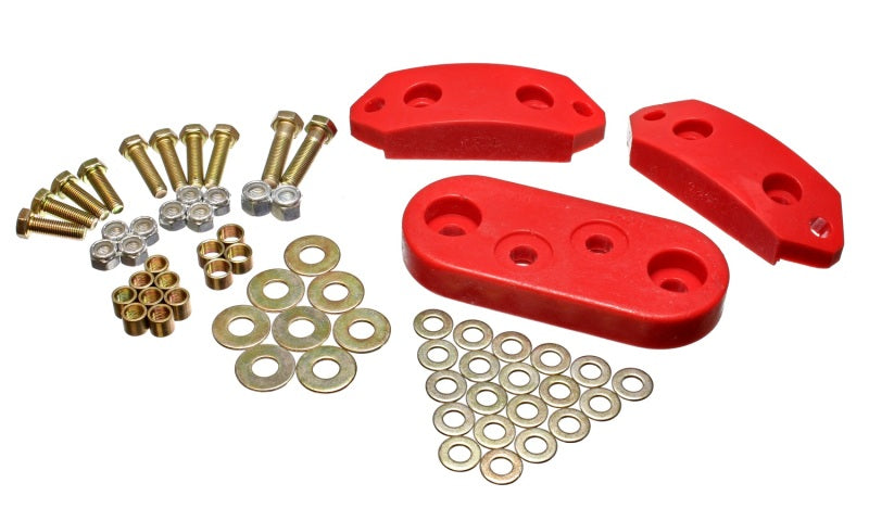 Energy Suspension 61-73 VW Beetle/70-73 Super Beetle Red Motor and Trans Mount Bushings (Inc H/W) - GTR Auto
