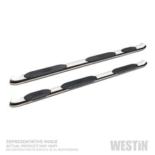 Load image into Gallery viewer, Westin 2019 Chevrolet Silverado Double Cab PRO TRAXX 5 W2W Oval Nerf Step Bars - Stainless Steel