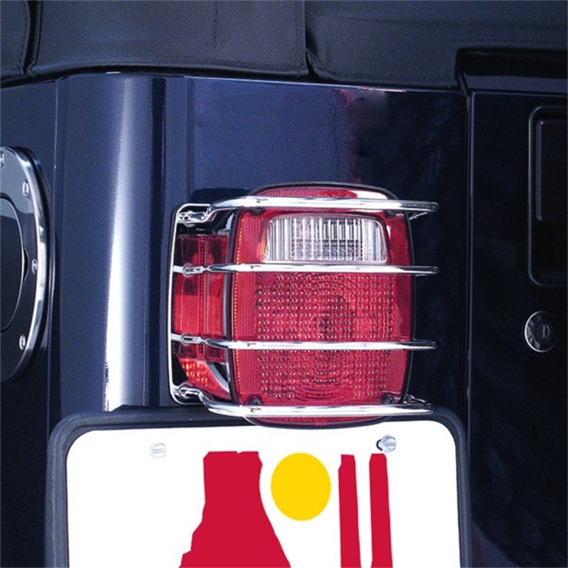 Rugged Ridge 76-06 Jeep CJ / Jeep Wrangler Stainless Steel Tail Light Euro Guard