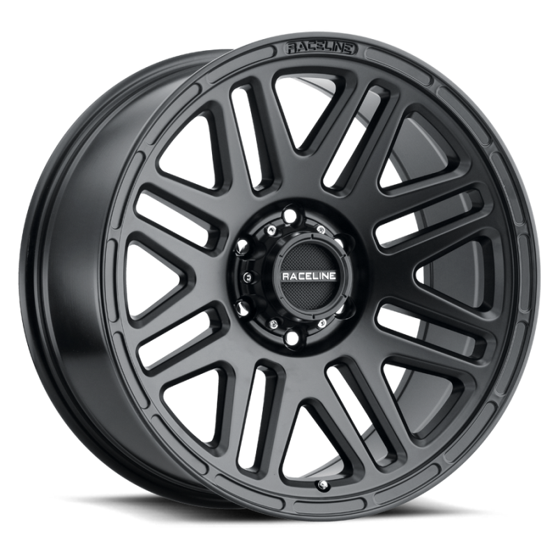 Raceline 944B Outlander 16x8in / 8x165.1 BP / 0mm Offset / 125.2mm Bore - Satin Black Wheel