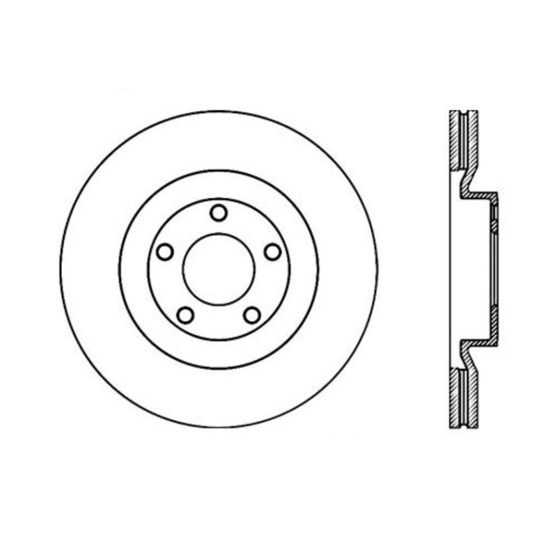 StopTech 07-15 Ford Edge/Lincoln MKX Cryo-Stop Front Premium Rotor