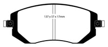 Load image into Gallery viewer, EBC 04-06 Saab 9-2X 2.0 Turbo Orangestuff Front Brake Pads