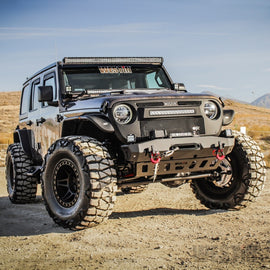 Westin 18-20 Jeep Wrangler JL / 20 Gladiator Tube Fenders - Front - Textured Black - GTR Auto