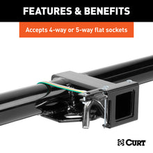 Load image into Gallery viewer, Curt Easy-Mount Bracket for 4 or 5-Way Flat (2in Receiver Packaged)