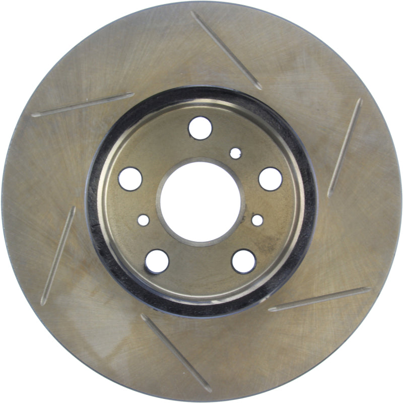 StopTech Power Slot 90-91 Toyota Celica GT/GT-S Front Right SportStop Slotted Rotor